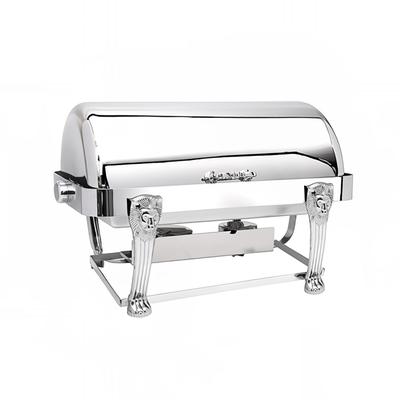 Eastern Tabletop 3114LH-SS 8 qt Rectangular Chafer w/ Roll Top Cover, Stainless Steel