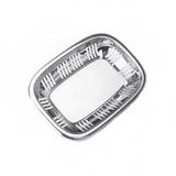 Eastern Tabletop 9341 Rectangular Bread Tray - 11 1/2" x 8", Stainless, Mirror Finish, Silver