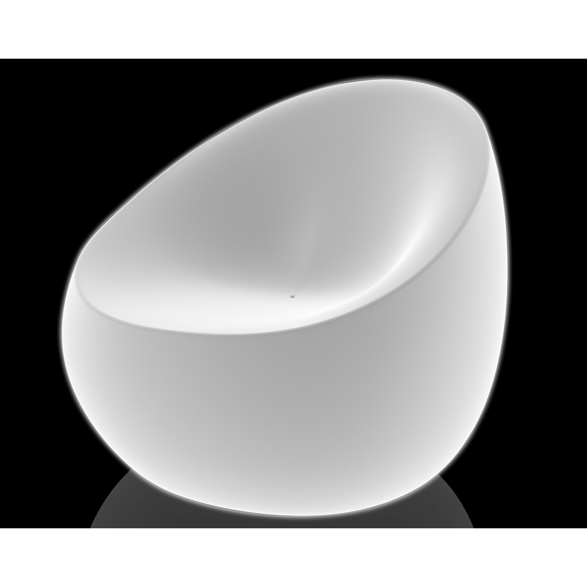 Vondom »STONE« Outdoor Lounge Sessel LED-Beleuchtung Weiß LED