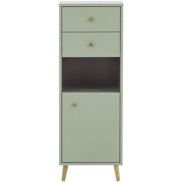 Möbelpartner Highboard »Bjarne« 113 cm grün, 40x113.4x33.1 cm