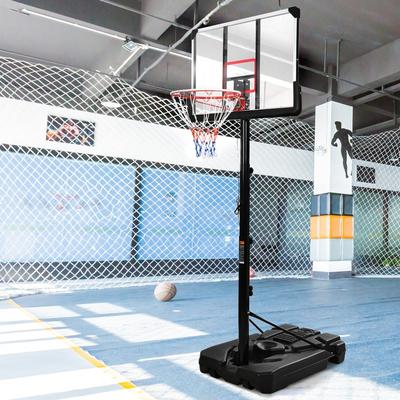Portable Basketball Hoop Adjustable Height From 6.6 to 10 ft