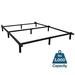 9-Leg Metal Bed Frame with Headboard Brackets Max Weight Limit