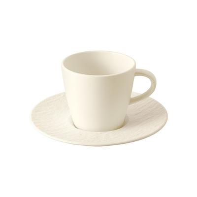 Villeroy & Boch - Manufacture Rock Kaffeetasse mit Untertasse Geschirr 1 ct Image