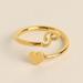 Kayannuo Rings Christmas Clearance Gold Initial Letter Rings For Women Girls Open Letter Ring Stackable Alphabet Ring Jewelry Gifts For For Mum Her Wife Girlfriend Gifts for Women Men