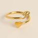 Kayannuo Rings Christmas Clearance Gold Initial Letter Rings For Women Girls Open Letter Ring Stackable Alphabet Ring Jewelry Gifts For For Mum Her Wife Girlfriend Gifts for Women Men