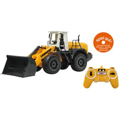 JAMARA RC Radlader Liebherr 564, Spielzeugauto ferngesteuert, gelb