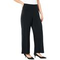 Plus Size Women's Refined Wide Leg Pant by Catherines in Black (Size 3XWP)