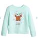 Disney Shirts & Tops | Disney Girls 6 Star Wars The Mandalorian Baby Yoda Pullover Jumping Beans Nwt | Color: Blue | Size: 6g