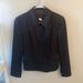 J. Crew Jackets & Coats | J. Crew Vtg Double Breasted Lined Wool Dress Jacket Sz 4 | Color: Black | Size: 4