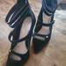 Jessica Simpson Shoes | Jessica Simpson Velvet High Heel, Size 8.5 | Color: Black | Size: 8.5