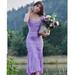 Zara Dresses | Bloggers Favorite Zara Draped Dress | Color: Purple | Size: S