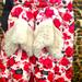 Pink Victoria's Secret Shoes | Floral Victoria Secret Slippers Size 7-8 | Color: Cream/Red | Size: 8