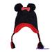 Disney Accessories | Girls Minnie Mouse Hat Size 4-16 | Color: Black/Red | Size: 4-16