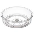 OUNONA Tray Rack Condiment Turntable Trays Makeup Kitchen Organizer Susan Lazy Sauce Transparent Fruit Polish Nail Kitchen Tray