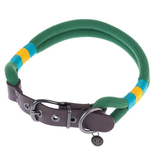 Nomad Tales Spirit Halsband, Pine Größe M: 40 - 46 cm Halsumfang, B 35 mm Hund