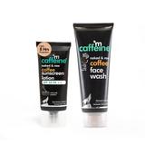 mCaffeine Daily Sun Protection Kit with Coffee Face Wash & Coffee SPF 50 PA++ Sunscreen Lotion | Deeply Cleanses Protects & Repairs UV Damage Hydrates & Controls Oil | Natural & Vegan Face Care