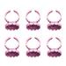 HSMQHJWE Facial Hair Remover Fanning Disposable Cups Rings For Eyelas 100PCS Glue Disposable For Lashes Rings Beauty Tools Piercing Ear Lobe