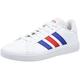adidas Herren Grand TD Lifestyle Court Casual Sneaker, FTWWHT/ROYBLU/VIVRED, 49 1/3 EU