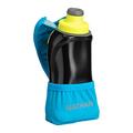 Nathan Running Handheld Quick Squeeze. No-Grip Adjustable Hand Strap. 12oz / 18oz / Insulated. Reflective Hydration Water Bottle. (12oz, Lime/Black)