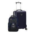 MOJO Navy Nevada Wolf Pack Personalized Deluxe 2-Piece Backpack & Carry-On Set