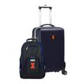 MOJO Navy Illinois Fighting Illini Personalized Deluxe 2-Piece Backpack & Carry-On Set