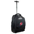 MOJO Black New Jersey Devils 19'' Personalized Premium Wheeled Backpack