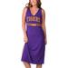 Women's G-III 4Her by Carl Banks Purple LSU Tigers Training V-Neck Maxi Dress