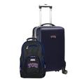 MOJO Navy TCU Horned Frogs Personalized Deluxe 2-Piece Backpack & Carry-On Set