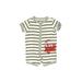Carter's Short Sleeve Outfit: White Stripes Bottoms - Size 3 Month