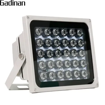 GADINAN-Illuminateur IR pour Vision Nocturne 30 Pièces Lumière Infrarouge LED Étanche pour Caméra