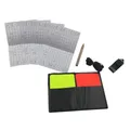 Jeu de Football Arbitre Cartes Jaune Rouge Cartes Avec Sifflet D'arbitre De Football Ensemble