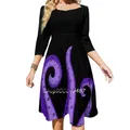 Robe à col carré Ursula The Galaxy Sea Witch pour femme douce et élégante robe Kawaii Space