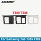 Aocarmo-Support de carte SIM pour Samsung GALAXY Tab T385 T380 pièces de rechange