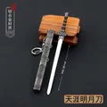 16 cm Taibai épée tout métal ancien chinois mêlée arme froide réplique modèle 1/6 en alliage de zinc