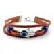 Bracelet de jeu Ellie le dernier des états-unis bijoux perles bleues Bracelet multicouche pour