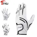 TTYGJ-Gants de golf respirants non ald pour hommes PU Pileka gants de sport main gauche unique