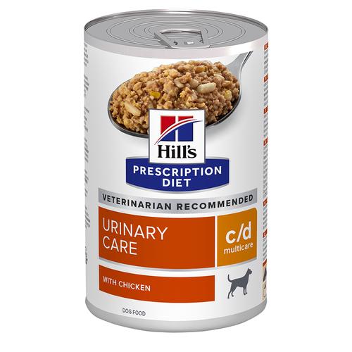 12x 370g Hill's Prescription Diet c/d Multicare Urinary Care mit Huhn Hundefutter nass