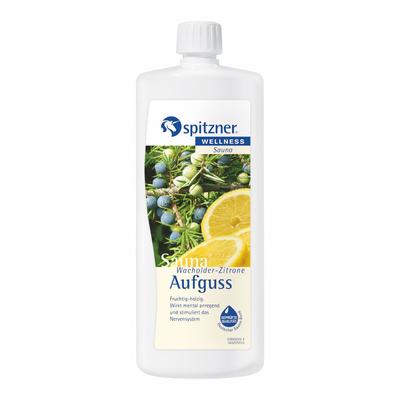 Spitzner Saunaaufguss Wacholder Zitrone 1 Liter (1000 ml) fruchtig-holzig Sauna Aufguss Konzentrat