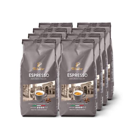 Espresso Aromatisch – 8x 1 kg Ganze Bohne