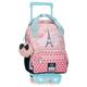 Enso Bonjour Vorschulrucksack mit rosa Trolley 23 x 28 x 10 cm Polyester 6,44 l