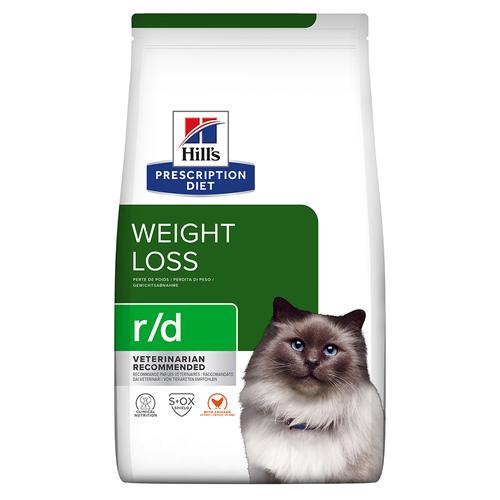 3kg r/d Weight Reduction Chicken Hill's Prescription Diet Dry Cat Food