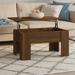 vidaXL Coffee Table Lift Top End Table Accent Side Sofa Table Engineered Wood - 31.1" x 19.3" x 16.1"