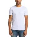 MUSTANG Herren T-Shirt Crew-Neck 2er Pack S - 6XL Schwarz Weiss 100% Baumwolle, Größe:4XL, Farbe:General White 2045-0