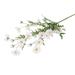 Daisies Artificial UV Resistant Flowers Outdoor Chrysanthemum Mums Fake Plants White Daisy Greenery Plastic Flowers Farmhouse Shrubs for Bathroom Counter Dining Table Decor