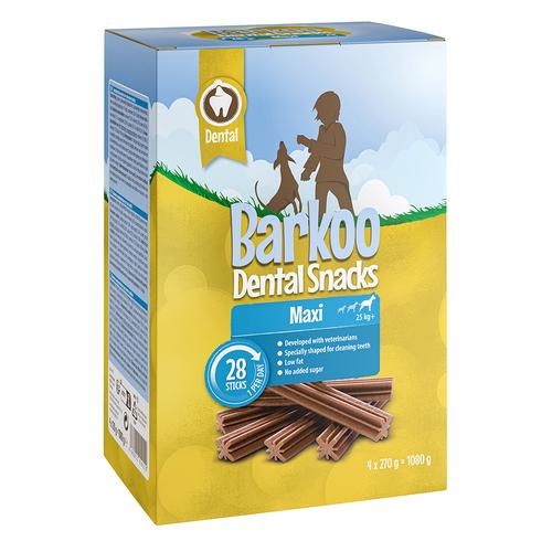 28 Stück Dental für mittelgroße Hunde Barkoo Hundesnack