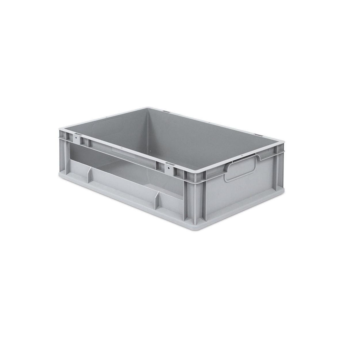 PROREGAL Eurobox NextGen Insight | HxBxT 17x40x60cm | 34 Liter | Seite offen | Eurobehälter, Transportbox, Transportbehälter, Stapelbehälter Image