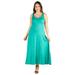 Simple A Line Plus Size Tank Maxi Dress