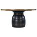 Hooker Furniture Big Sky Pedestal Dining Table Wood in Black/Brown | 30.5 H x 60 W x 60 D in | Wayfair 6700-75203-97