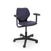 KI Furniture Intellect Wave Task Chair Upholstered in Black | 35.5 H x 26.5 W x 24.5 D in | Wayfair IWPD18AUB.1KBA.PBL.S