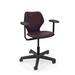 KI Furniture Intellect Wave Task Chair Upholstered in Black | 35.5 H x 26.5 W x 24.5 D in | Wayfair IWPD18AUB.1KGE.PND.S